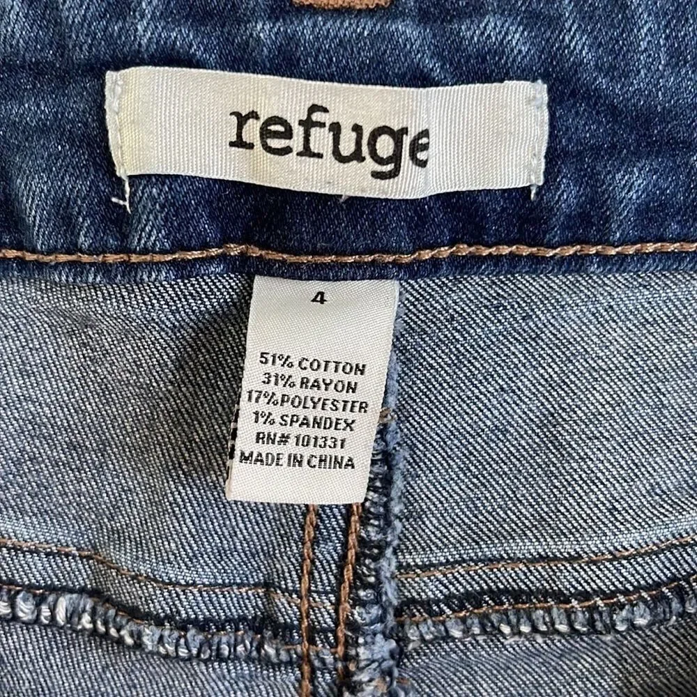 Refuge Jean shorts.  Distressed.  Size 4.